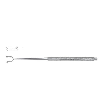 Miltex Hook Skin Joseph Meister-Hand 6-1/4" 2mm Sharp Double Prongs Stainless Steel Each - Integra Miltex - MH21-154