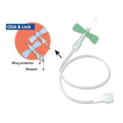 Exel International Inc. Infusion Set Securetouch 23gx3/4" 12" 500/Ca - 27706