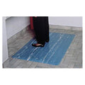 Tennessee Mat Co Mat Anti Fatigue WearWell 2x3' 1/2" Thick Gray Sponge/Vinyl Each - 17986101