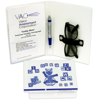 TEDDY BEAR POLARIZED VARIABLE VECTOGRAPH VISION THERAPY SYSTEM