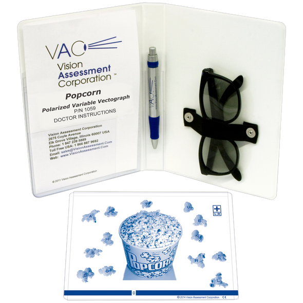 POPCORN POLARIZED VARIABLE VECTOGRAPH VISION THERAPY SYSTEM