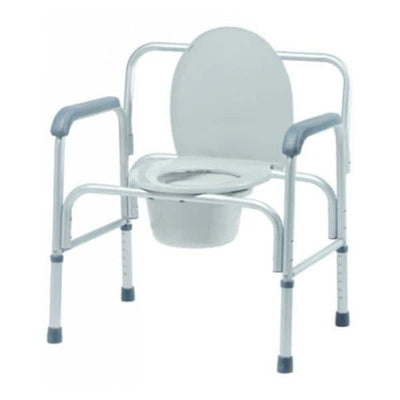 Graham Commode 3-In-1 Lumex 400lb Capacity Tips 27x18-23" Bariatric/X-Large 2/Ca - Field/Everest &Jennings - 2190A