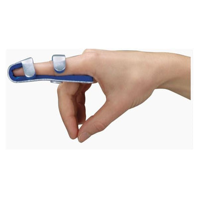 Deroyal Industries Inc Splint Baseball Finger Blue 4.25" Size Small 12/Ca - 9109-01