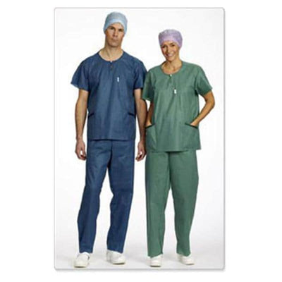 Molnlycke Healthcare Shirt Scrub Barrier Extra Comfort Medium Slate Green Unisex 48/Ca - 18620