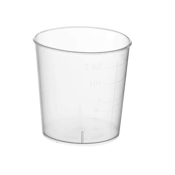 Medline Industries Inc Graduated Cup Medicine Plastic 2 oz Clear 100/Ca - DYNJ05195