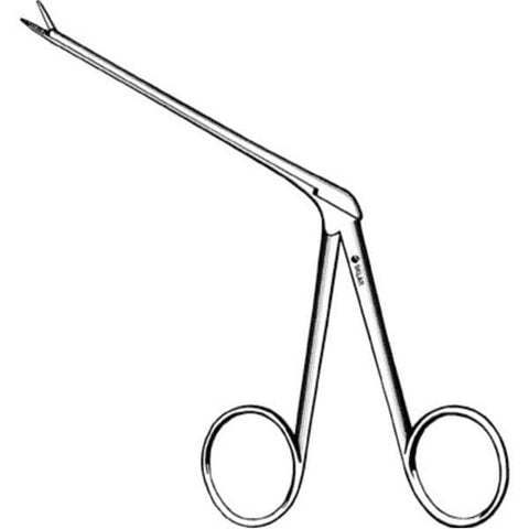 Sklar Instruments Forcep Micro Alligator 3-1/4" 4mm Wide Jaw Serrated Straight Stainless Steel Each - 67-8006