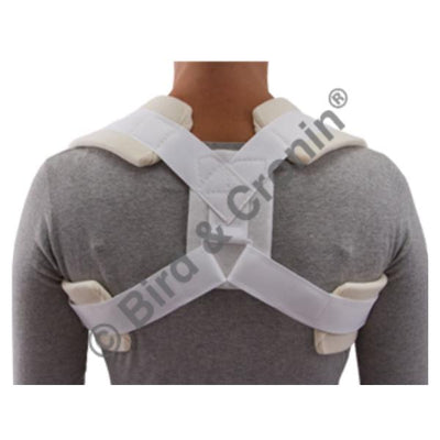 Bird & Cronin Brace Comfor Adult Clavicle Felt White Size Medium Each - 0814-1233