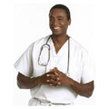 Fashion Seal Shirt Scrub 100% Cotton Unisex White Large Reversible 1 Pocket Each - 6711-L