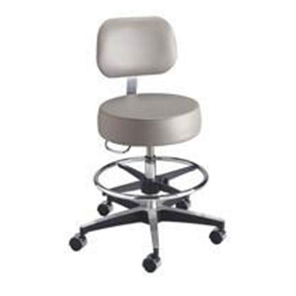 Brewer Company Stool Exam Century Series Black Casters Backless 5 Leg Each - 11001FRUS393