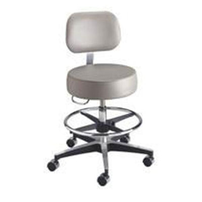 Brewer Company Stool Exam Century Series Black Casters Backless 5 Leg Each - 11001FRUS393