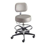 Brewer Company Stool Exam Century Series Black Casters Backless 5 Leg Each - 11001FRUS393