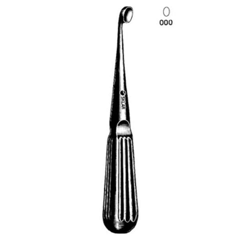Sklar Instruments Curette Bone Bruns 6-3/4" #000/Oval Each - 40-7000