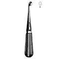Sklar Instruments Curette Bone Bruns 6-3/4" #1/0 Oval Tip Stainless Steel Each - 40-7110