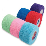 Marketlab Bandage CoFlex Compression Elastic 1.5"x5yd LF NS Cohesive Colorpack 6/Pk - 5150