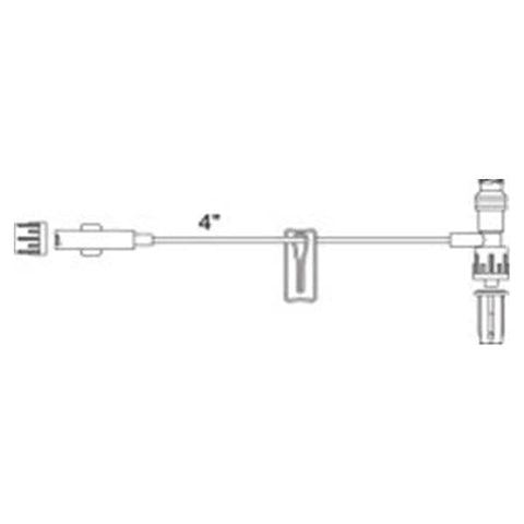 Smiths Medical ASD, Inc IV Extension Set Medex Needleless 5" T-Connector Swivel Luer Lock 100/Ca - SM5008