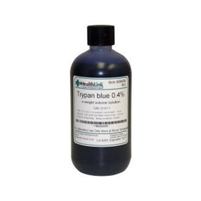 EDML, LLC Trypan Blue Stain 0.4% 8oz Each - 400409