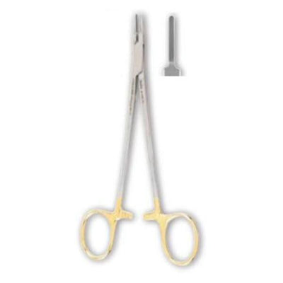 Miltex Holder Needle Ryder 8" Serrated Jaw Tungsten Carbide Each - Integra Miltex - 8-105TC