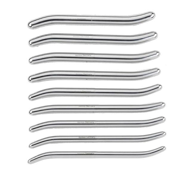 Medgyn Products Inc Dilator Uterine Pratt 11-1/2" Extra Large/61-63Fr Reusable Stainless Steel Each - 30875