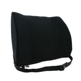 Core Products Cushion Sitback Plus Contoured Lmbr Black Ctn Blnd Cvr Medium/Firm Support Each - BAK-402