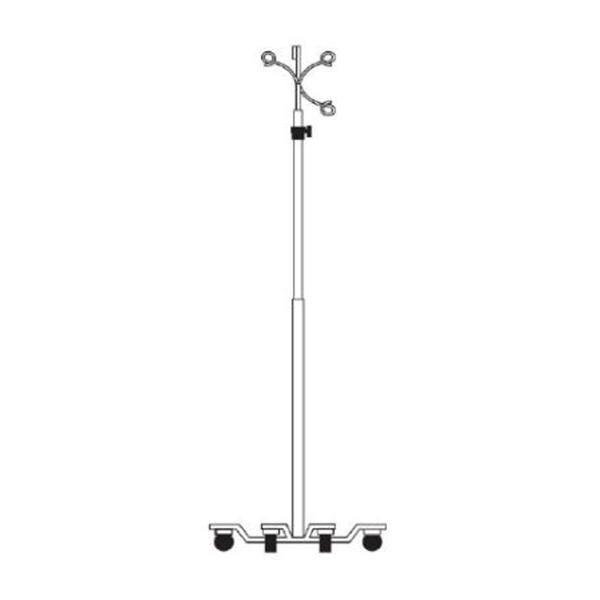 McGaw Infusion Stand IV Pole Custom Piggyback Hook Eachch - N7516