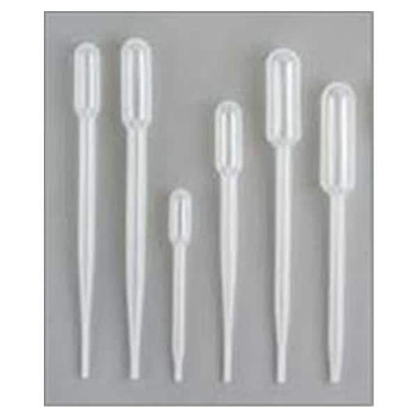 Samco Scientific Samco Transfer Pipette 7mL Sterile Disposable Individually Wrapped 500/Pk - 202-20S