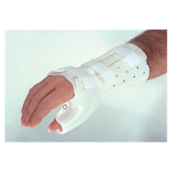Maramed Orthotic System Splint Plasticast Wrist/Hand/Thumb Polyethylene Shell White Size Large Left Each - 510272/NA/LL