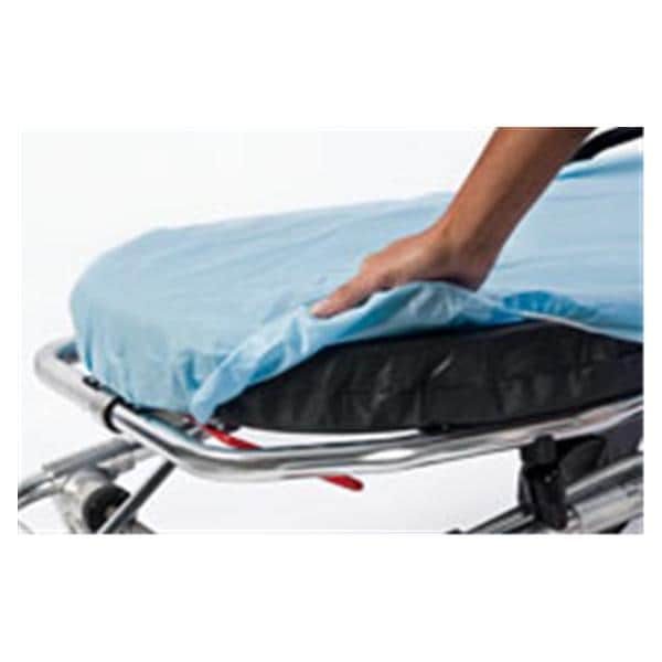 Graham Medical Fitted Sheet Barrier Snugfit 30 in x 84 in Blue 50/Ca - 53378