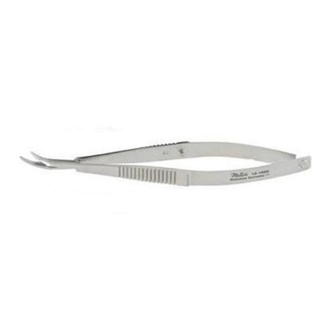 Miltex Scissors Surgical Castroviejo 4-1/2" Blunt Angled Left Stainless Steel Each - Integra Miltex - 18-1562
