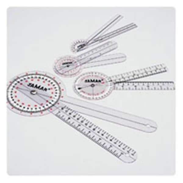 Patterson Med(Sammons Preston) Goniometer ROM Jamar E-Z Read 0-180 Degree Range Each - 7540