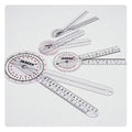 Patterson Med(Sammons Preston) Goniometer ROM Jamar E-Z Read 0-360 Degree Range Each - 7541