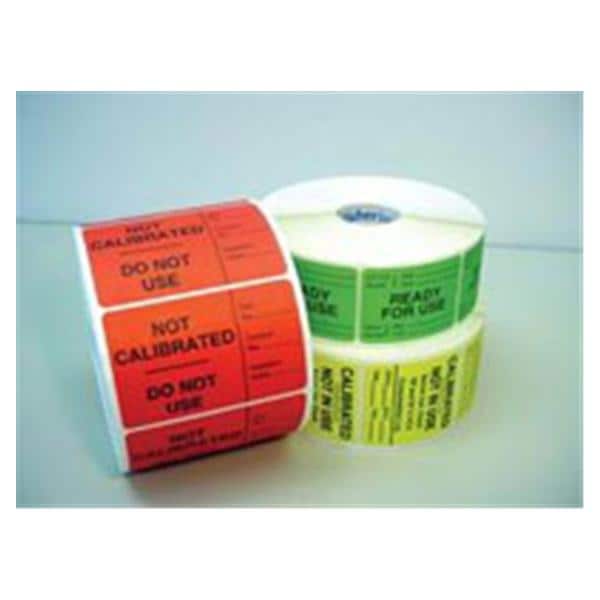 Nevs, Inc Label Yellow Calibrated Not In Use 1000/Pk - 15945