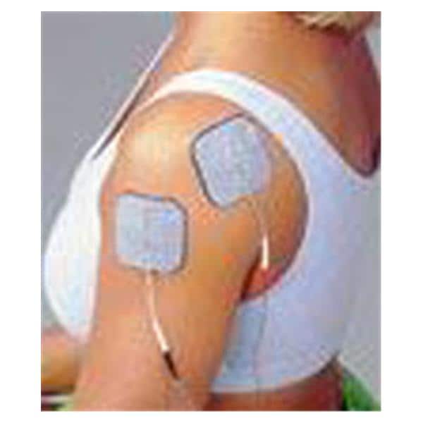 Axelgaard Electrode Neurostimulation PALS Platinum 2x2" Square SS/Fbrc/Gl 4x10/Ca - 3923