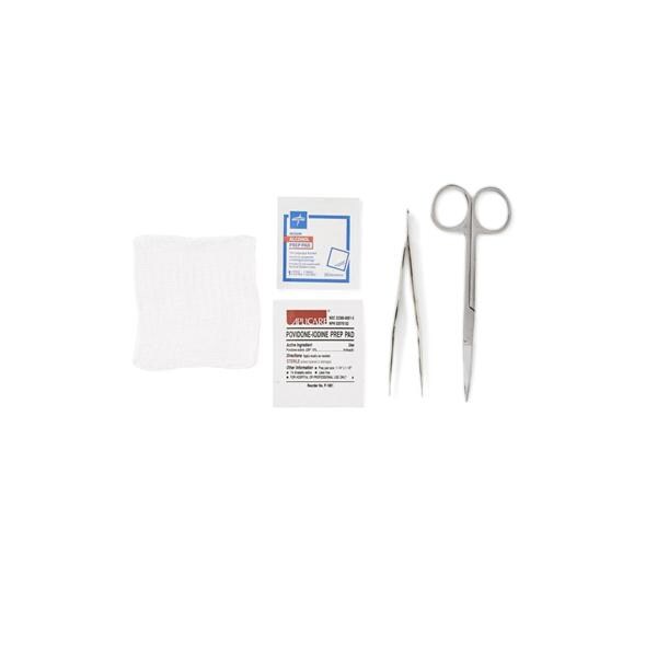 Medline Industries Inc Tray Suture Removal Comfort Loop With Gauze 3x3" 12-Ply LF 50/Ca - DYND70900
