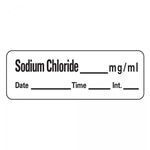 TimeMed a Div of PDC Anesthesia Label White 1-1/2x1/2" 600/Rl - LAN-90