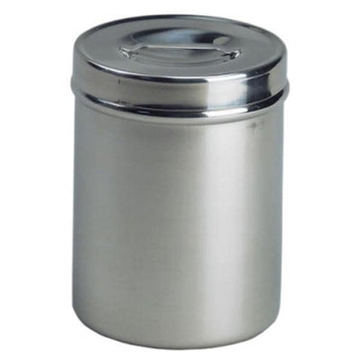 Graham Jar Dressing 5x4" 1qt Silver Stainless Steel With Stainless Steel Cover Each - Field/Everest &Jennings - 3233-1
