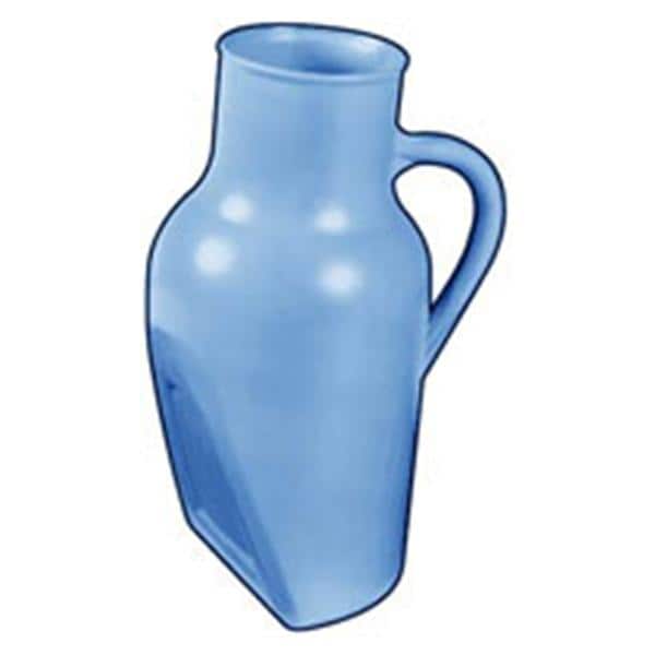 Sklar Instruments Urinal Patient 1-3/4qt Aqua Plastic Male With No Lid Each - 10-1548