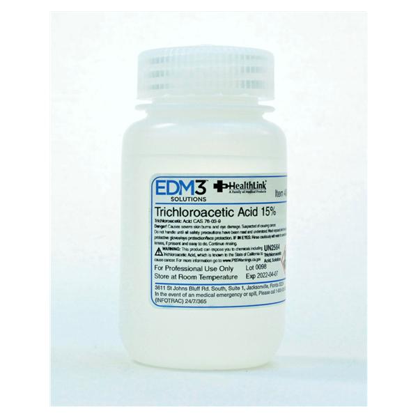 EDML, LLC Trichloroacetic Acid 15% 4oz Each - 400552