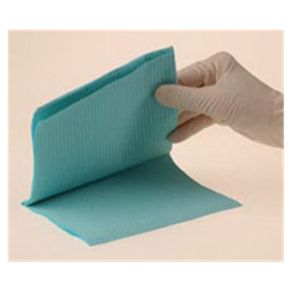 Crosstex International Towel Patient Econoback 19 in x 13 in Blue Tissue / Poly 500/Ca - WEXBL