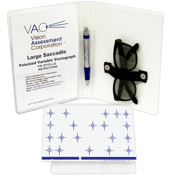 LARGE SACCADIC POLARIZED VARIABLE VECTOGRAPH