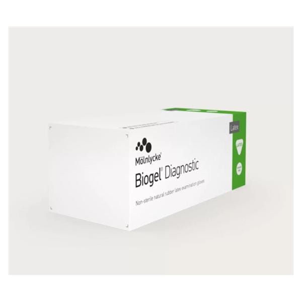 Molnlycke Healthcare Gloves Exam Biogel Diagnostic Powder-Free Latex 7 25Pr/Bx, 6 BX/CA - 30370