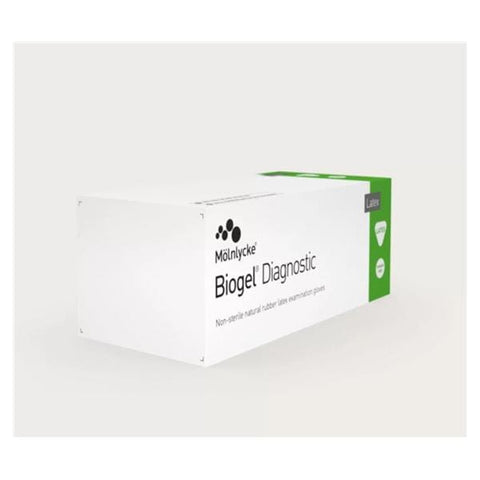 Molnlycke Healthcare Gloves Exam Biogel Diagnostic Powder-Free Latex 7 25Pr/Bx, 6 BX/CA - 30370
