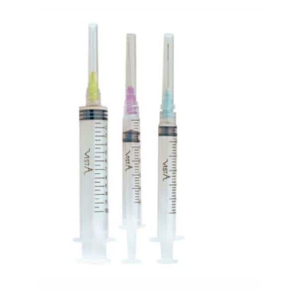 Vista Apex Syringe/Needle 3cc Luer-Style Irrigation Tip Appli-Vac Hypodermic 100/Bx - 316139