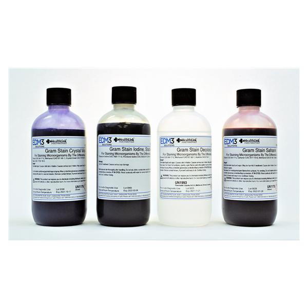EDML, LLC Gram Stain Set 8oz 4/Pk - 400340