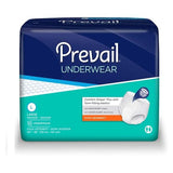 First Quality Products Underwear Prevail Adult Unisex Large 44-58" Extra Odor Guard White 72/Ca - PV-513