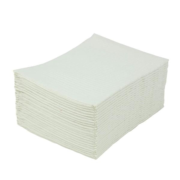 Crosstex International Towel Patient Polygard 19 in x 16 in White 3 Ply Tissue / Poly 500/Ca - WGXWH