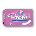 First Quality Products Pad Prevail Adult Female Small 3-1/2x10" Extra Odor Control White 20x9/Ca - BC-012-1