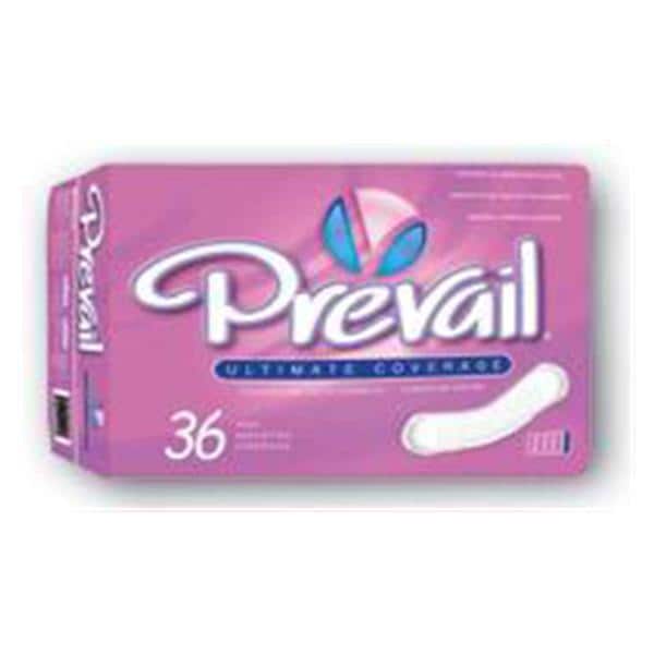 First Quality Products Pad Prevail Adult Female Small 3-1/2x10" Extra Odor Control White 20x9/Ca - BC-012-1