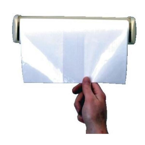 Hooker Sales Co Throws Patient 26 in x 36 in White Plastic Film 100/Rl - 1078958