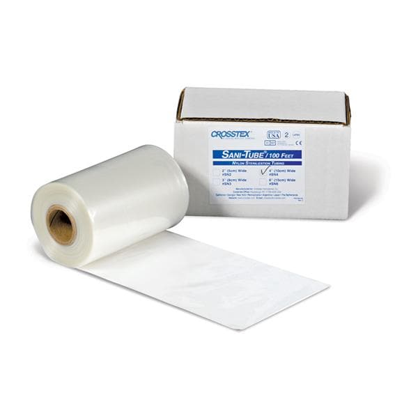 Crescent Dental Mfg Inc Tubing Sterilization Sani Rolls 100 Feet x 2 in White 16/Ca - SI2