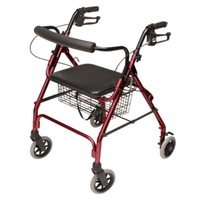 Graham Rltr Lmx Wlkbt Lt 300lb Burg 6Whl 27.5x24.5x32-37" Quick-Stop Lp Brk Adlt Each - Field/Everest &Jennings - RJ4300R